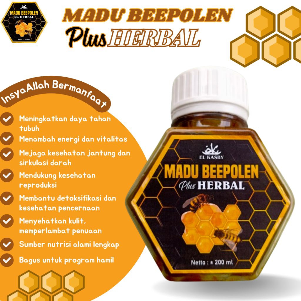 

MADU BEEPOLEN PLUS HERBAL/MADU PROMIL