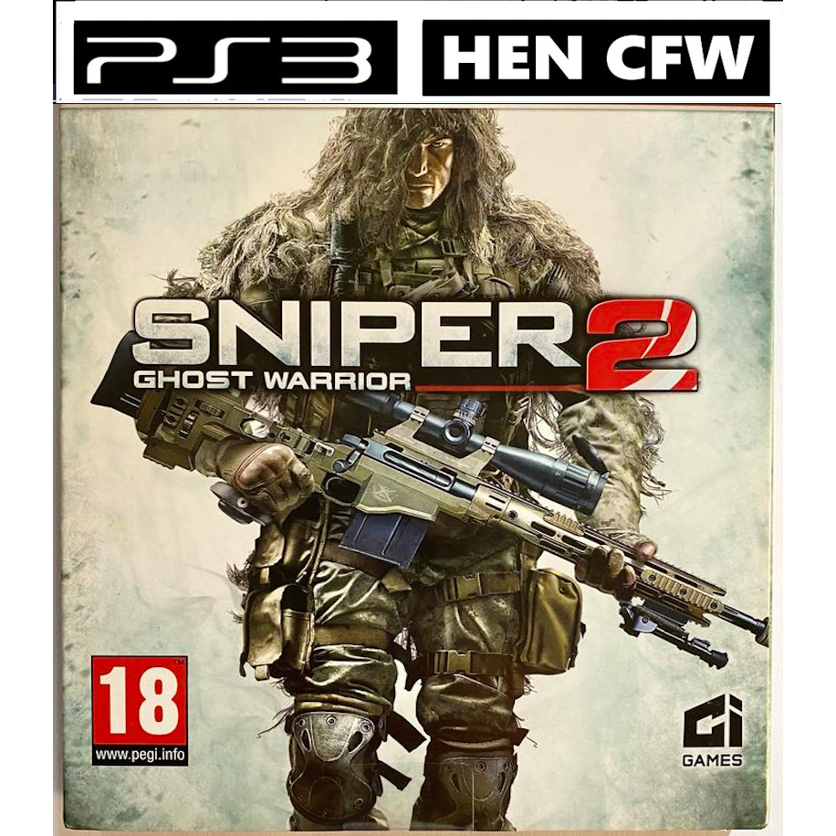 Bd dvd  Game ps3 Sniper Ghost Warrior 2