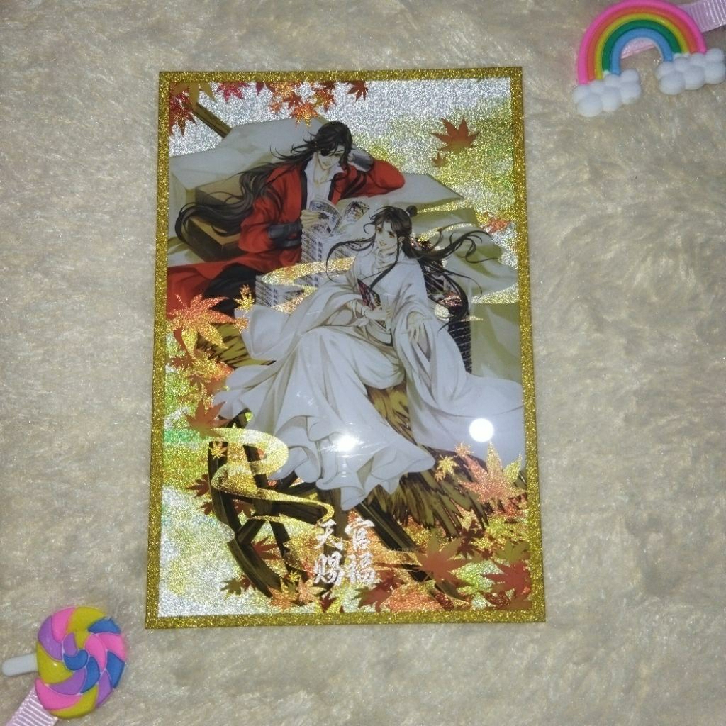 Special Edition Bonus Shikishi Laminasi Frame Tian Guan Ci Fu TGCF / Heaven Official's Blessing Hua 
