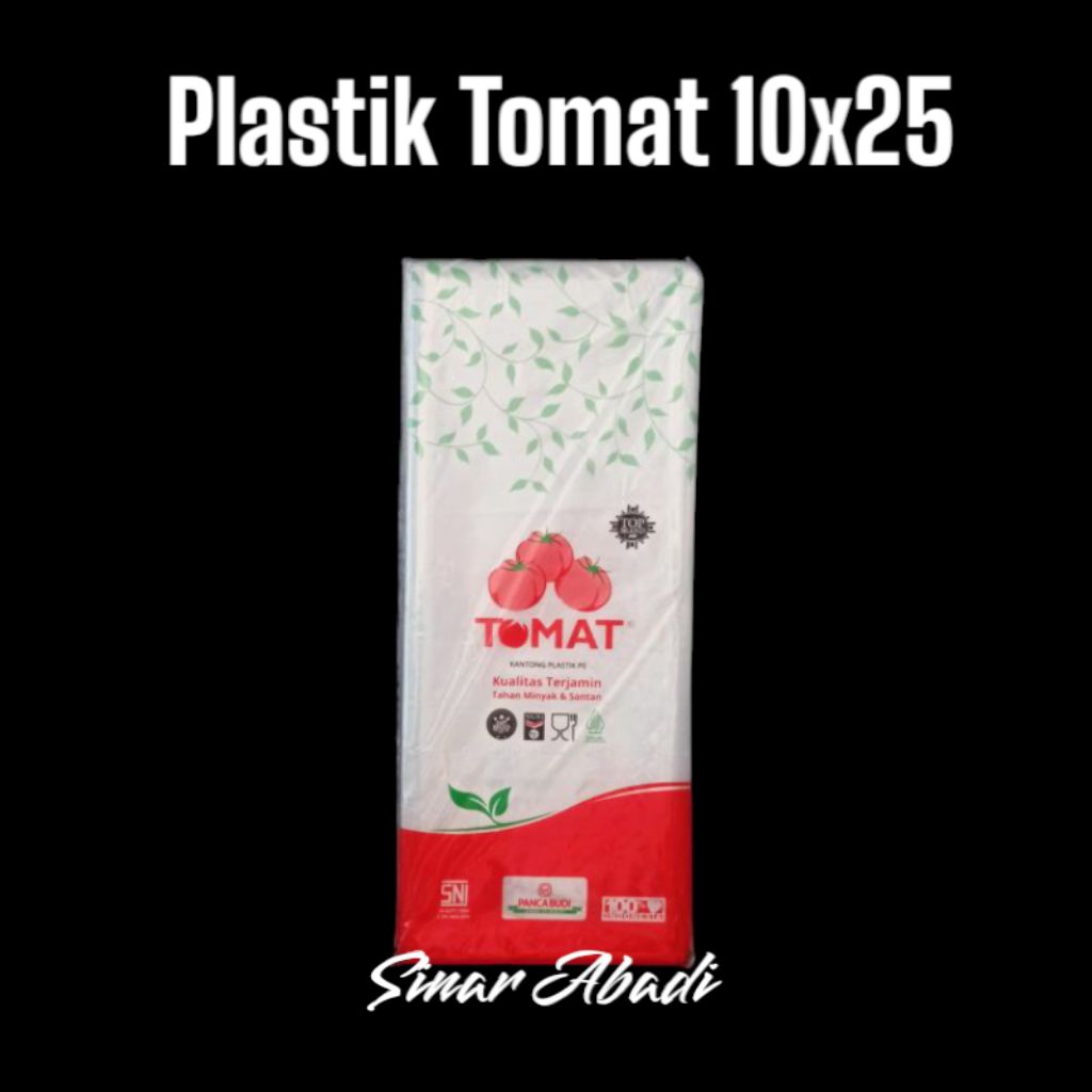 Plastik Es Tomat 10x25 / Plastik Es Tomat 1/2kg gula