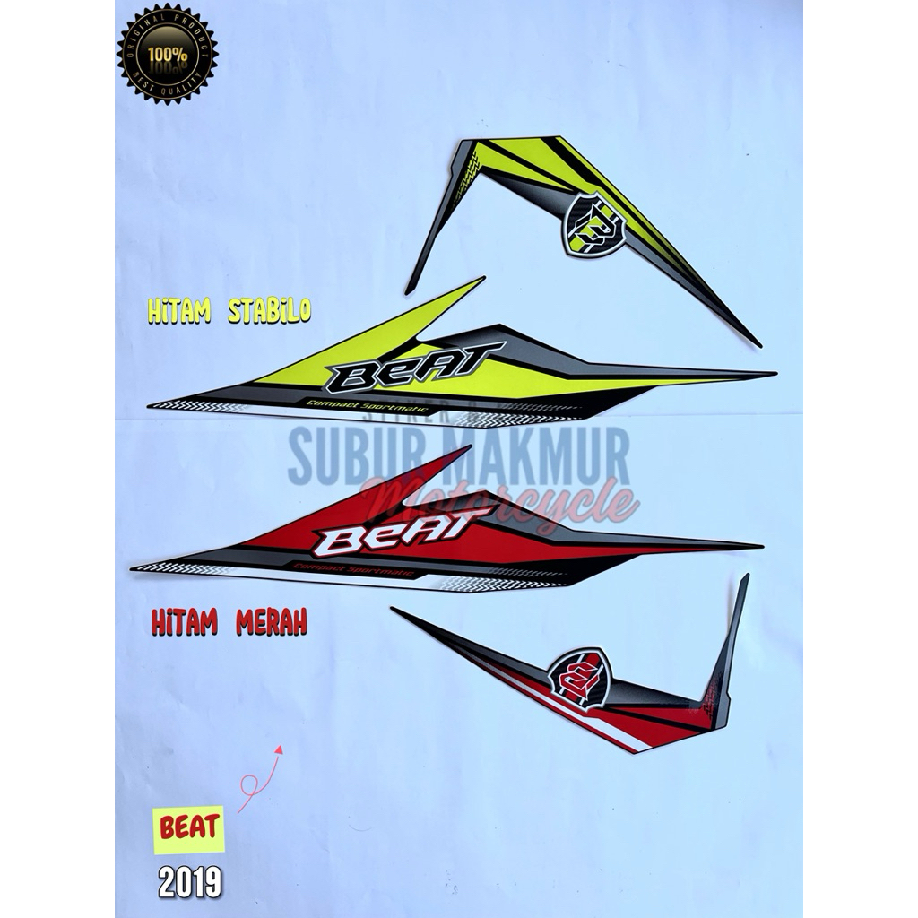 STIKER STRIPING LIS BODY BEAT 2019 ORI