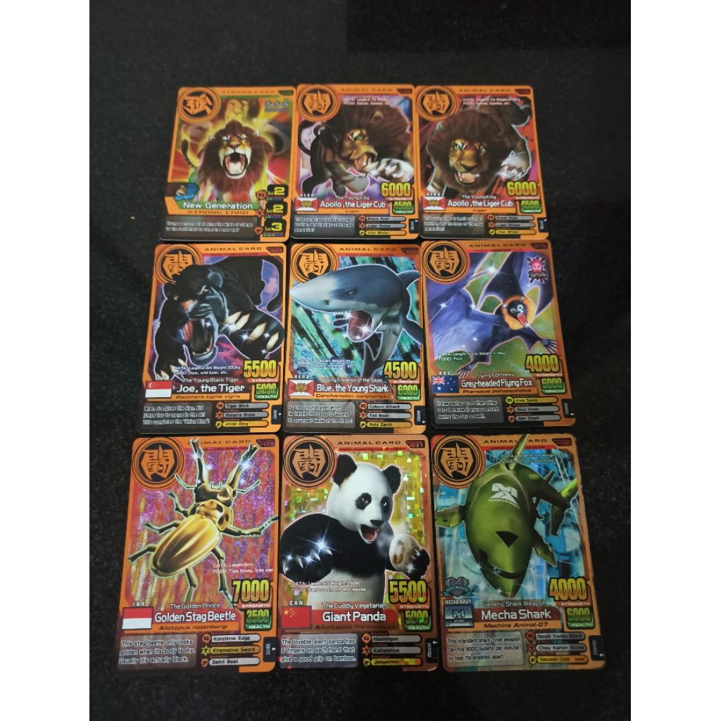 Kartu Animal Kaiser Original Mesin