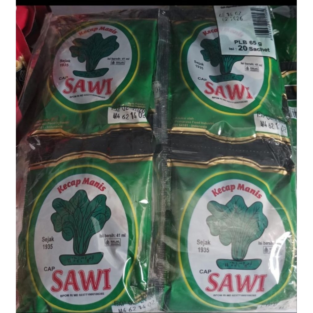 

5 kecap sawi sachet 45ml
