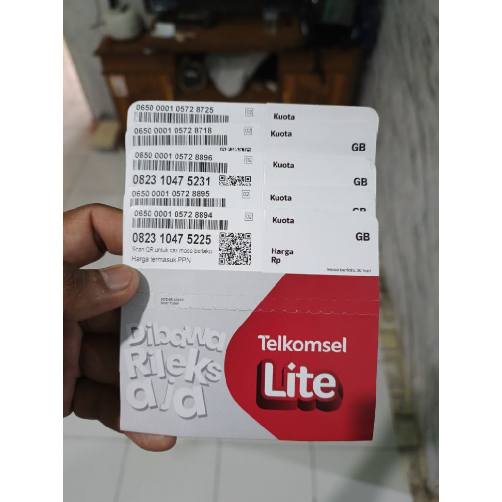 KARTU PERDANA TELKOMSEL LITE, SP PERDANA TELKOMSEL LITE