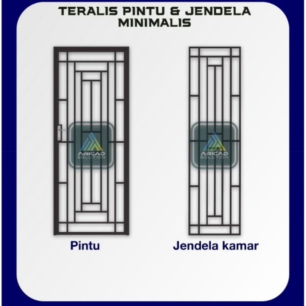 Teralis Pintu Kawat Nyamuk ukuran jumbo