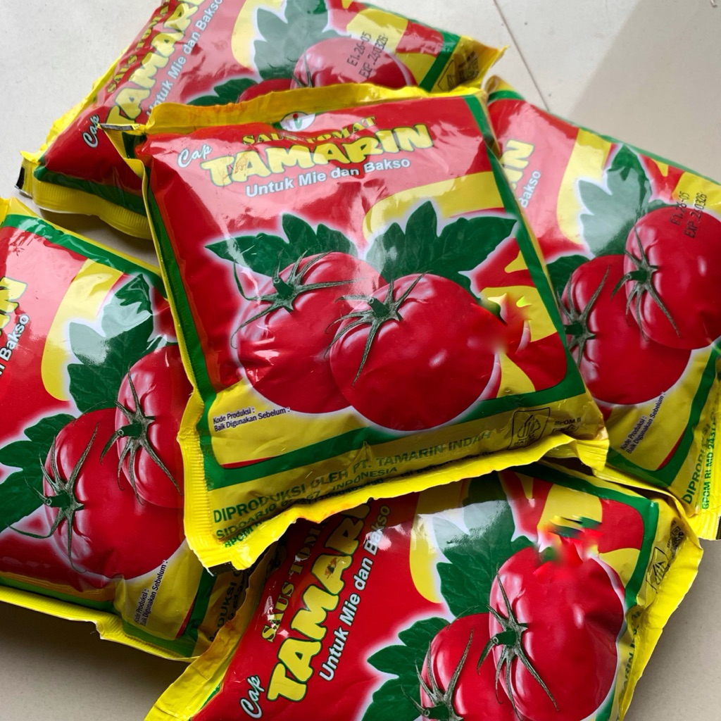 

Saus Tomat Tamarin 1kg - Cocok untuk Mie & Bakso | Rasa Gurih Segar