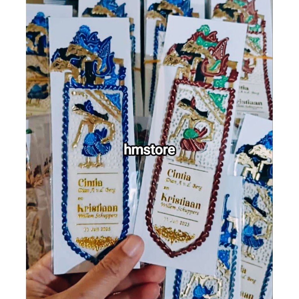 

Souvenir Nikah Hajatan Pembatas Buku Halus