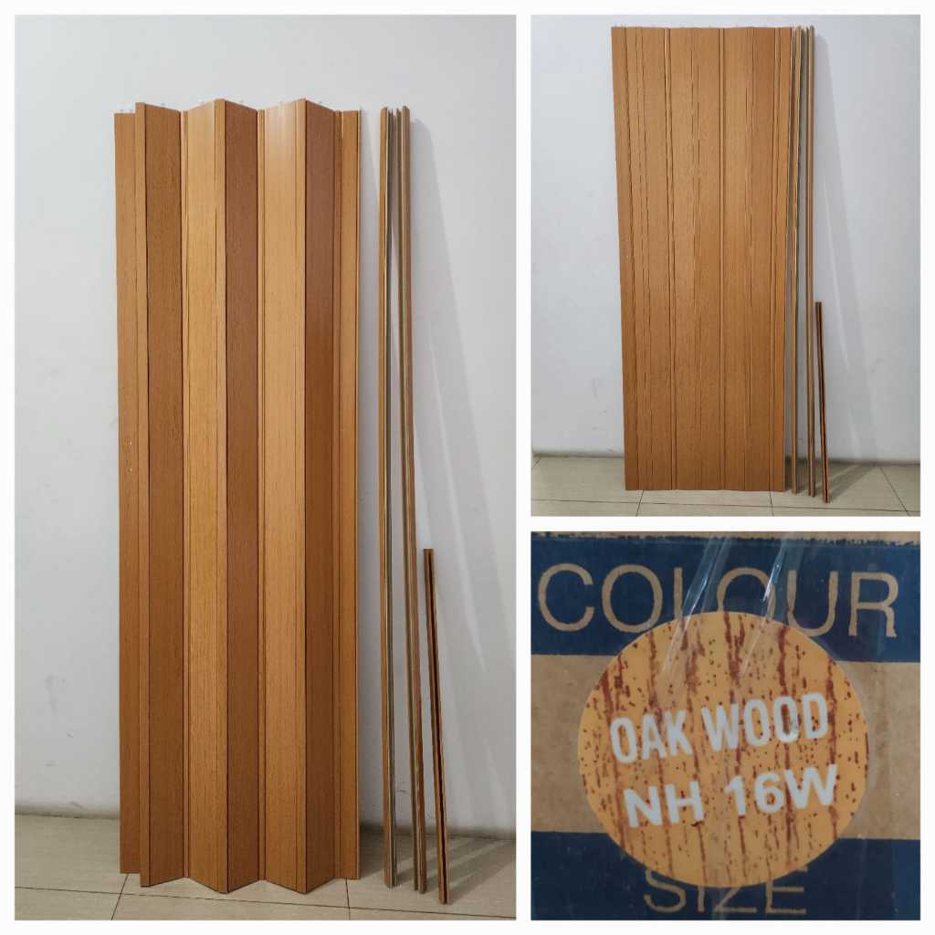 Pintu pvc lipat + packing pvc