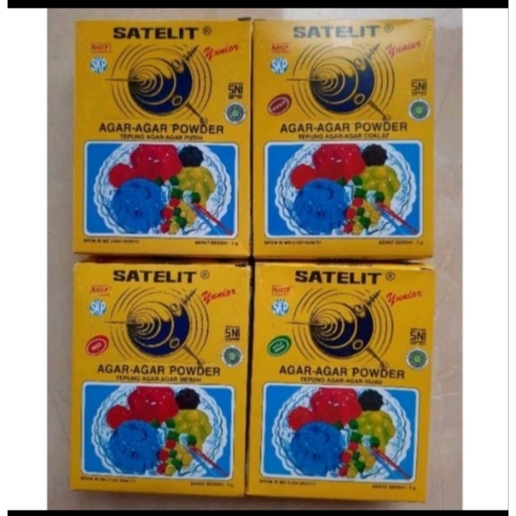

Agar-agar satelit yunior/tepung ager ager/ agar-agar satelit/satelit sriti