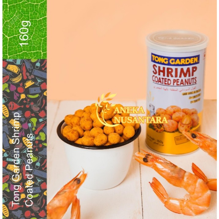 

Tong Garden Coated Peanuts Shrimp Flavour 160gr Kacang Telur Rasa Udang 160 gram Promo