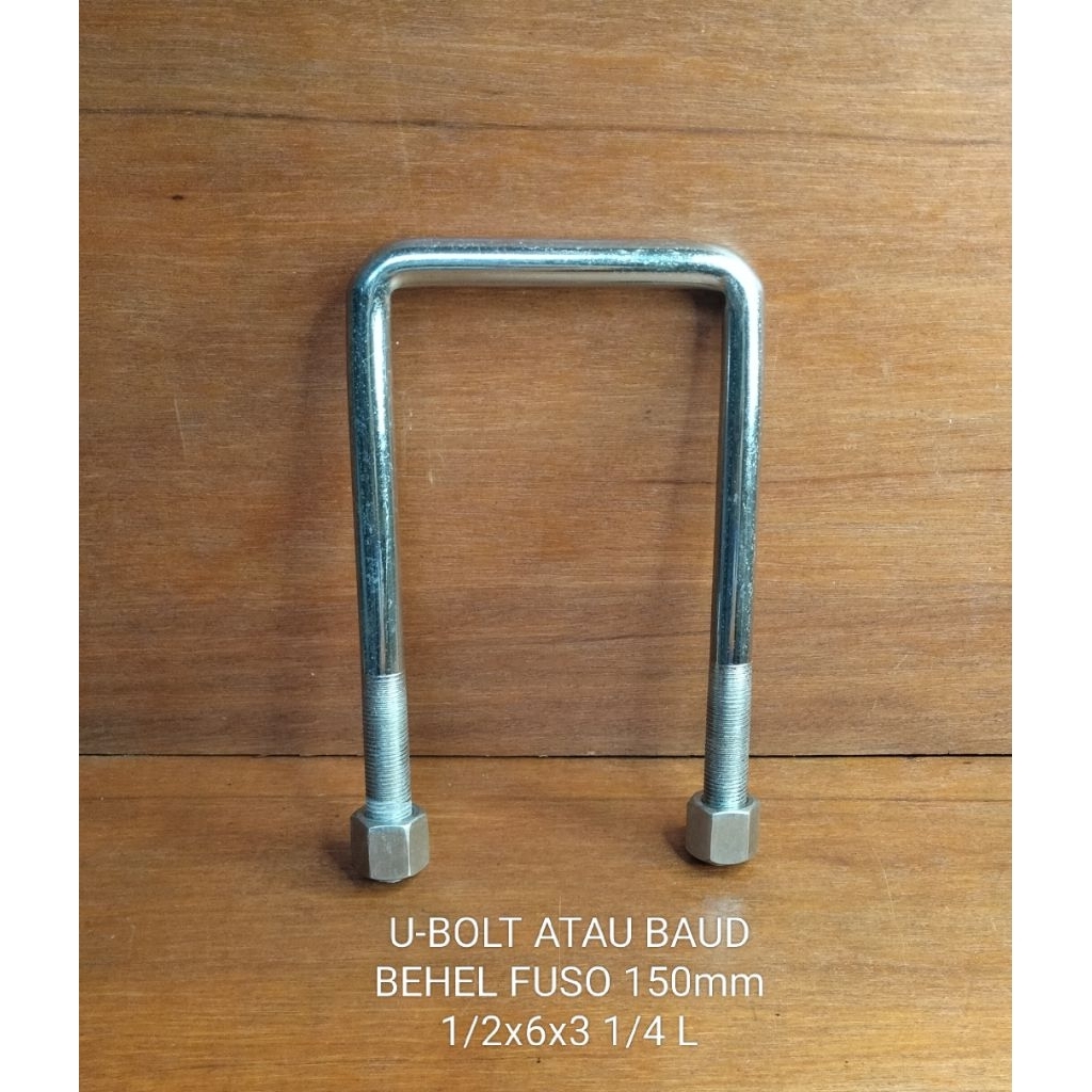U-BOLT ATAU BAUD BEHEL KLAM PER DAUN FUSO