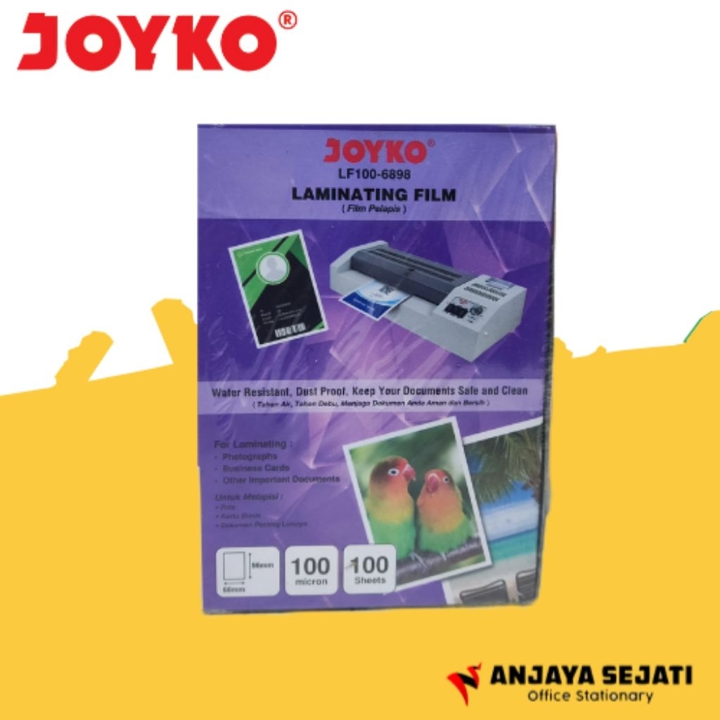 

Laminating KTP Joyko 100 Micron