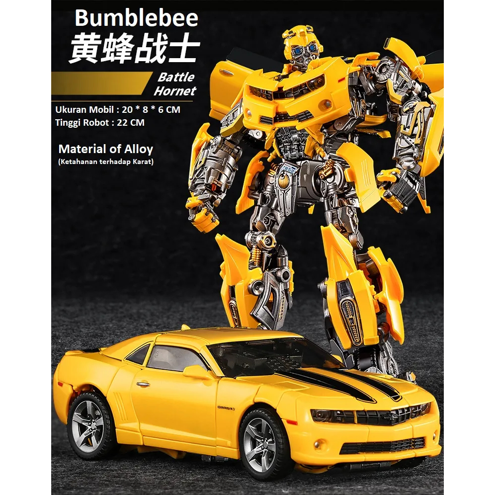 Mainan Robot Bumblebee dan Optimus Prime Age of Extinction - Mainan Robot Deformation Robot Ukuran B
