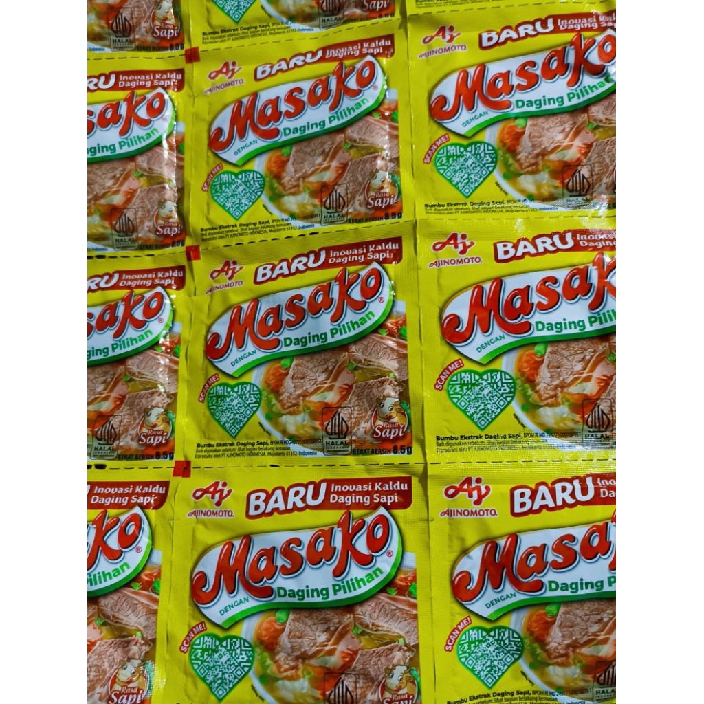 

masako renceng rasa sapi isi 12sachet