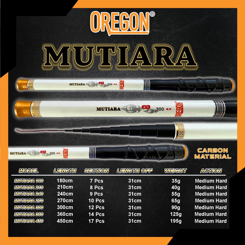 Joran OREGON MUTIARA | Carbon