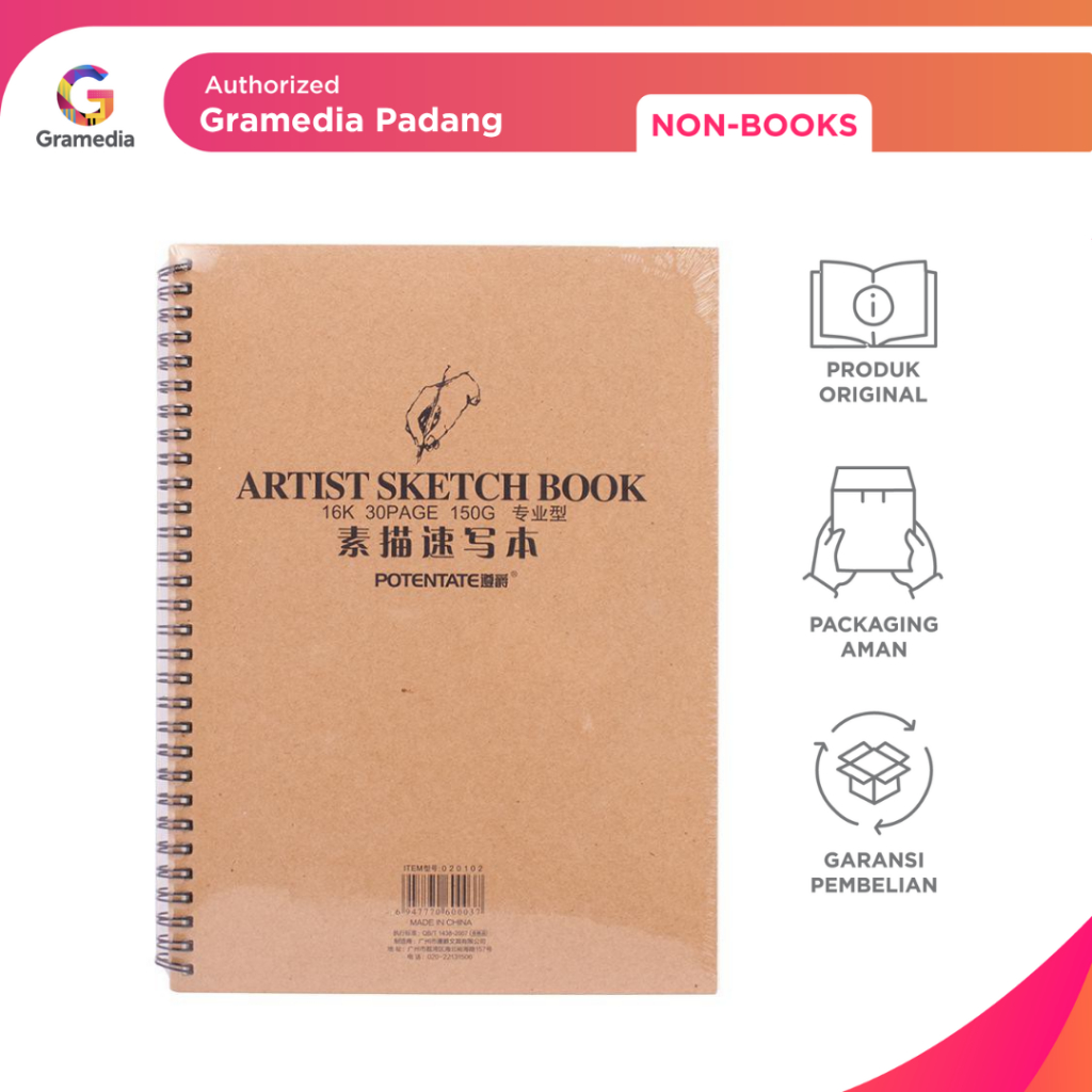 

Gramedia Padang - SKETCHBOOK POTENTATE ARTIST SKETCHBOOK 020102 Buku Sketsa