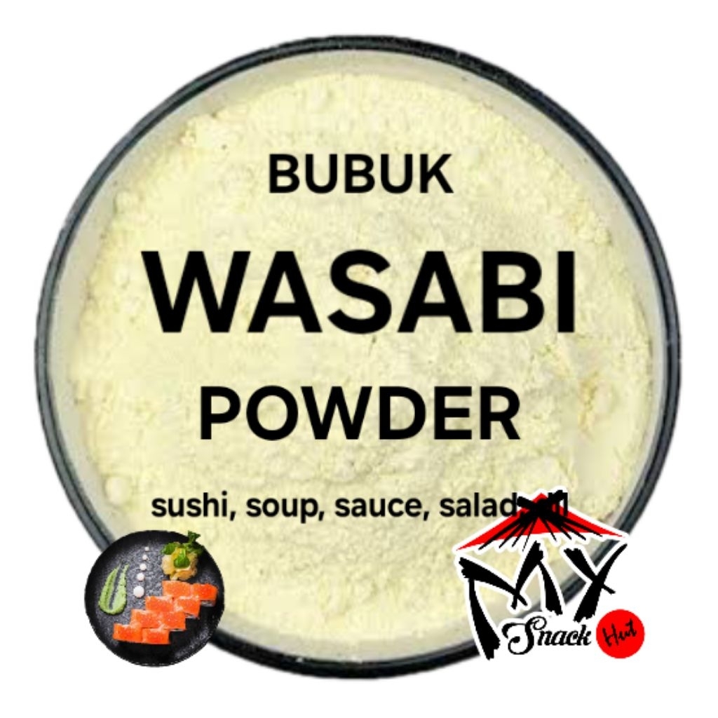 

WASABI BUBUK 250GR BUMBU PASTA PEDAS JEPANG JAPANESE SUSHI SASHIMI MI MIE SOBA STEAK HIJAU GREEN