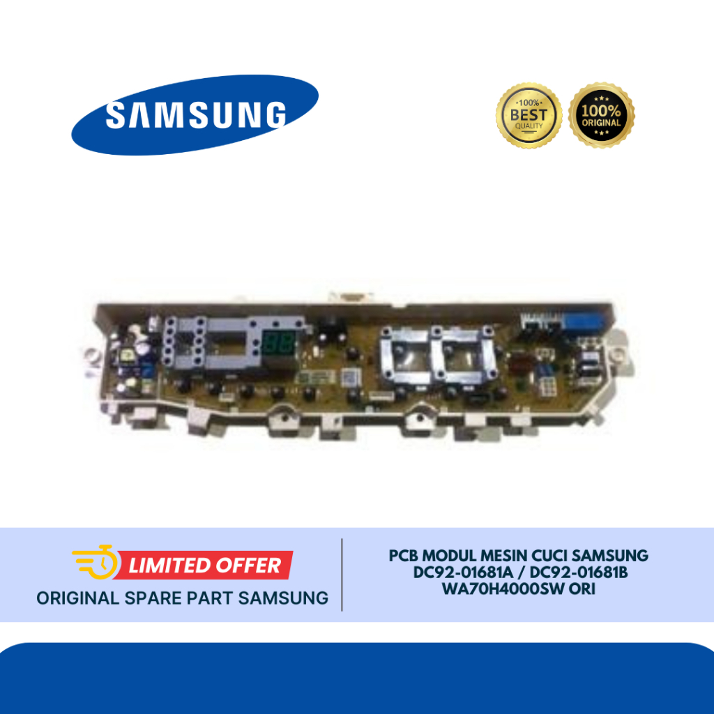 PCB MODUL MESIN CUCI SAMSUNG DC92-01681A / DC92-01681B WA70H4000SW ORI