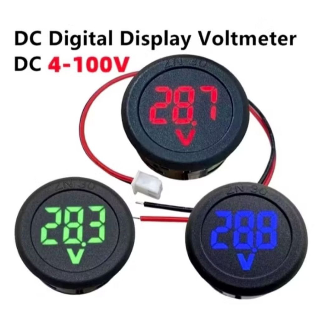 Voltmeter DC 4V-100 V Digital Display Voltmeter DC BULAT