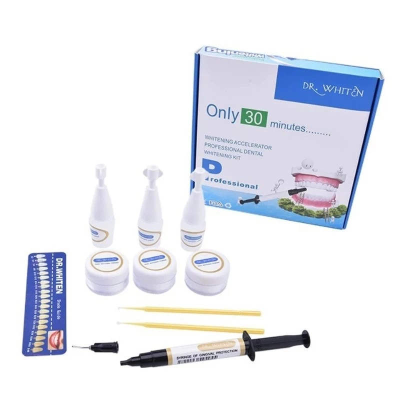 Dr Whiten Whitening Kit Teeth Whitening Gel Bleaching Kit Pemutih Gigi
