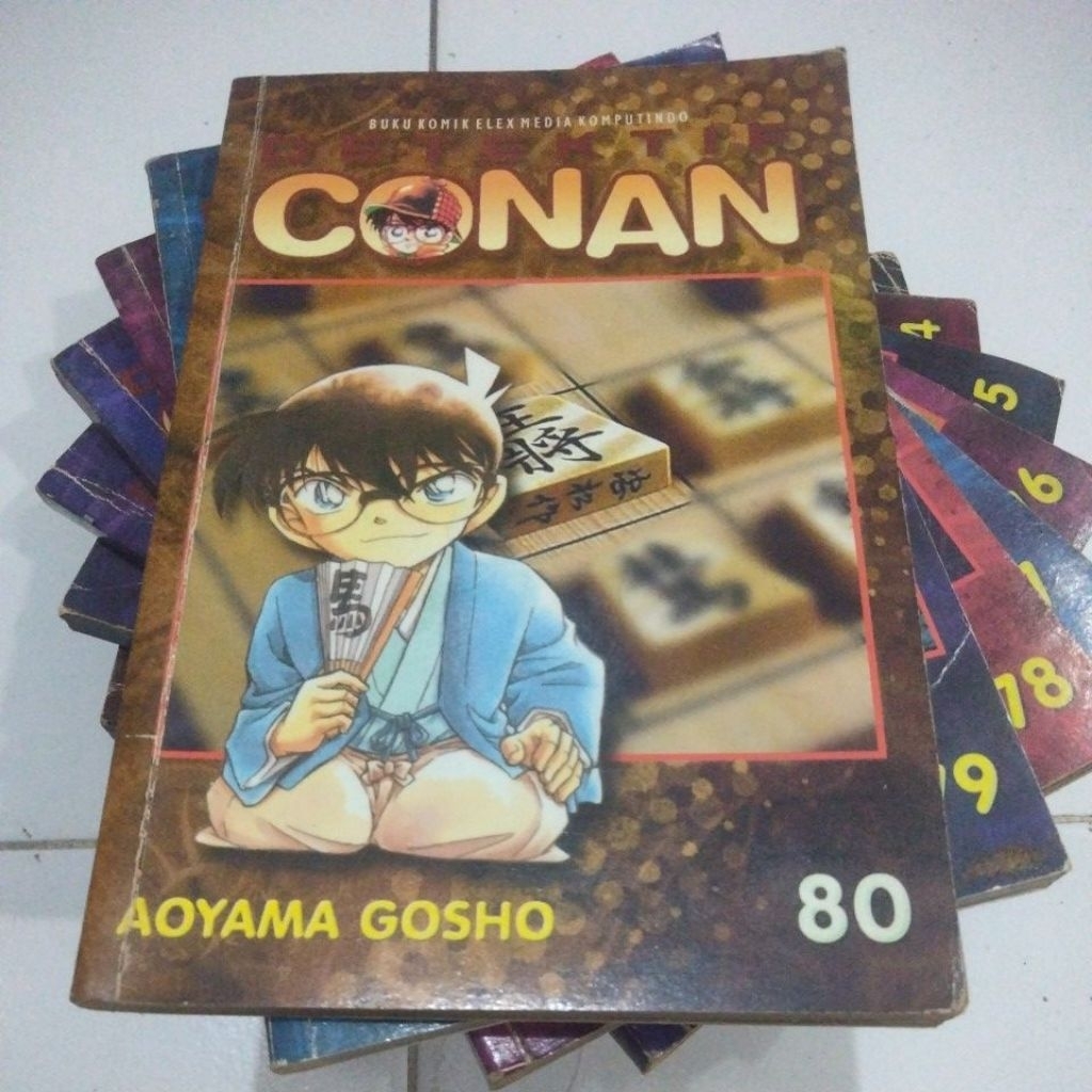 Komik Detektif Conan Lengkap 71-80 Set 2