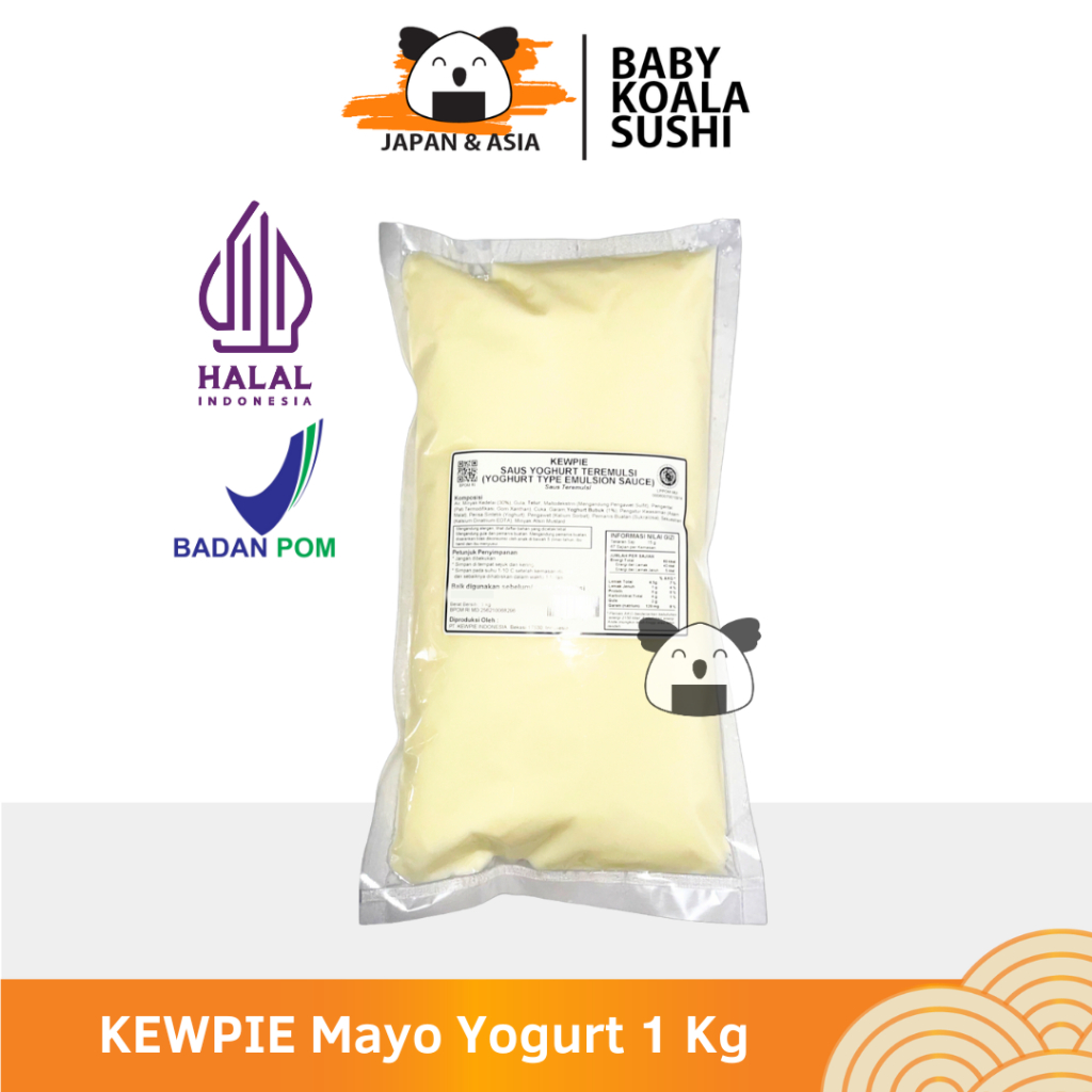 

KEWPIE Cooking Sauce Yoghurt Mayo 1 Kg │ Mayonnaise Yogurt Salad Buah