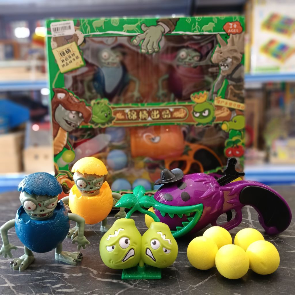 Mainan anak plant and zombie/zombie set