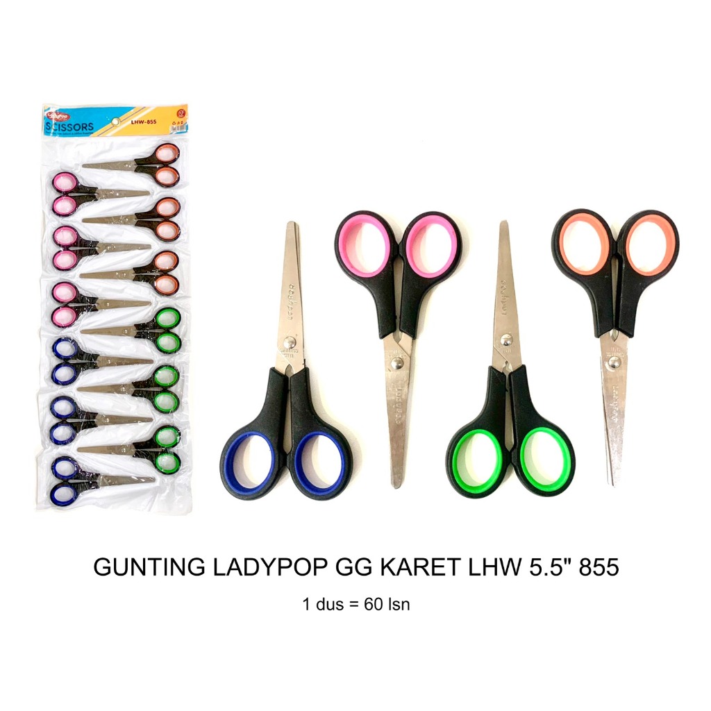 

Gunting Sedang LadyPop 6.5 INCH ( 16 ) CM / Gunting Milton -BOSSCO / Gunting Milton