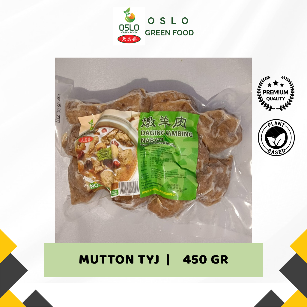 

Mutton TYJ/Daging Kambing Nabati Vegetarian | OsloGreen Tian En Xiang