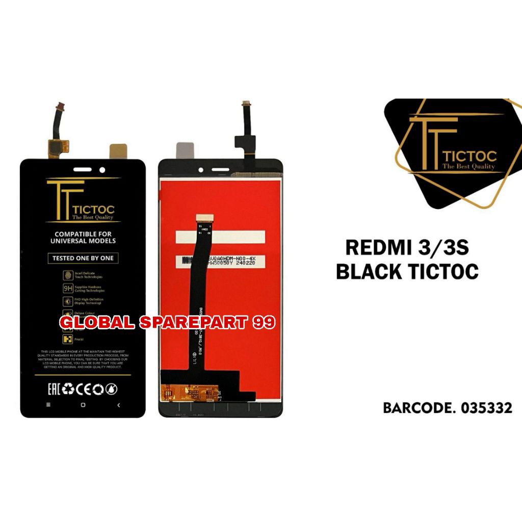 LCD XIAOMI REDMI 3 / REDMI 3S TICTOC