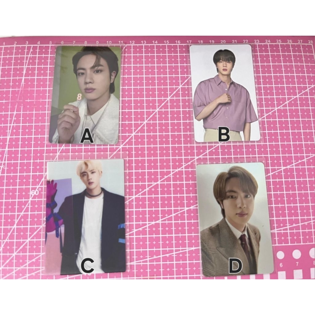 Official PC Photocard BTS Jin Seokjin D Day Calendar, Card Wallet, The Best UMS