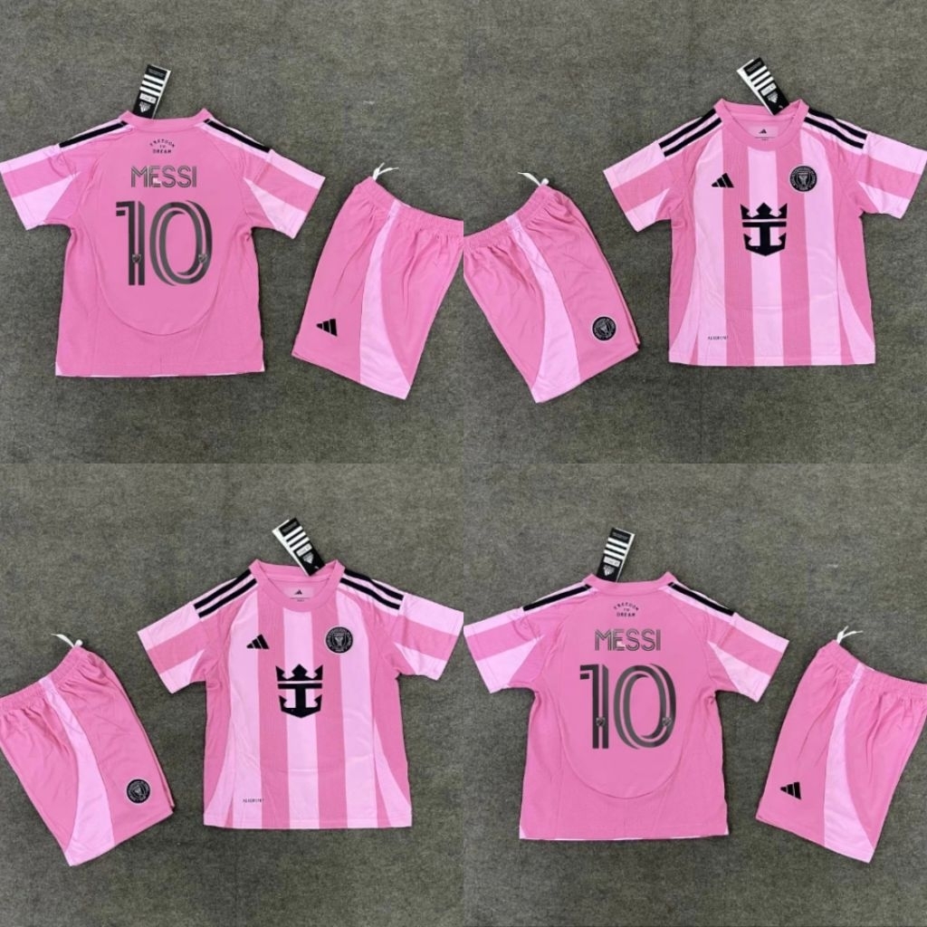JERSEY BAJU BOLA ANAK MIAMY HOME KIDS 2025/2026 GRADE ORI MESSI