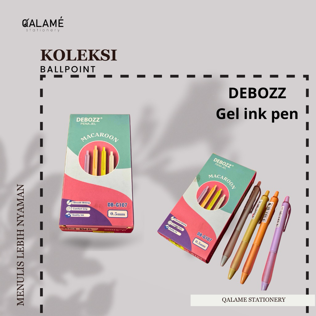 

Ballpoint/Pulpen Debozz maccarons
