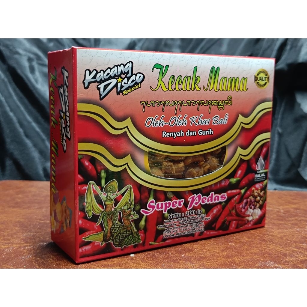 

Kacang Disco Super Pedas Kecak Mama 200gr