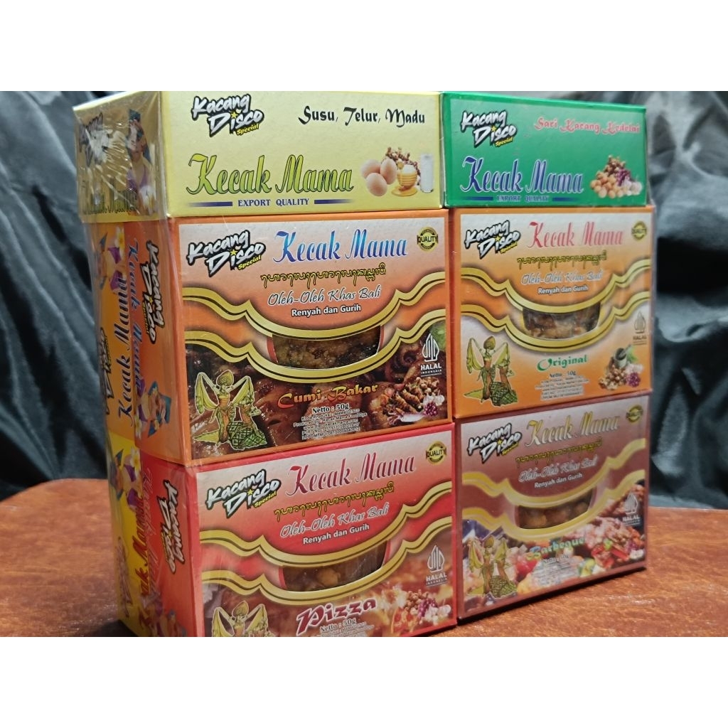 

Kacang Disco Kecak Mama Mix Rasa Isi 10 Kotak
