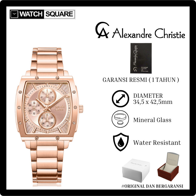Jam tangan wanita Alexandre Christie AC-6376 BF