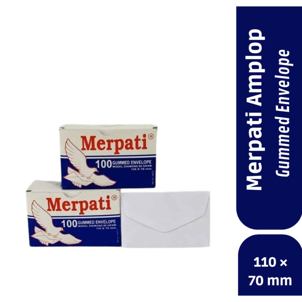 

Amplop Merpati kecil 110x70mm putih polos