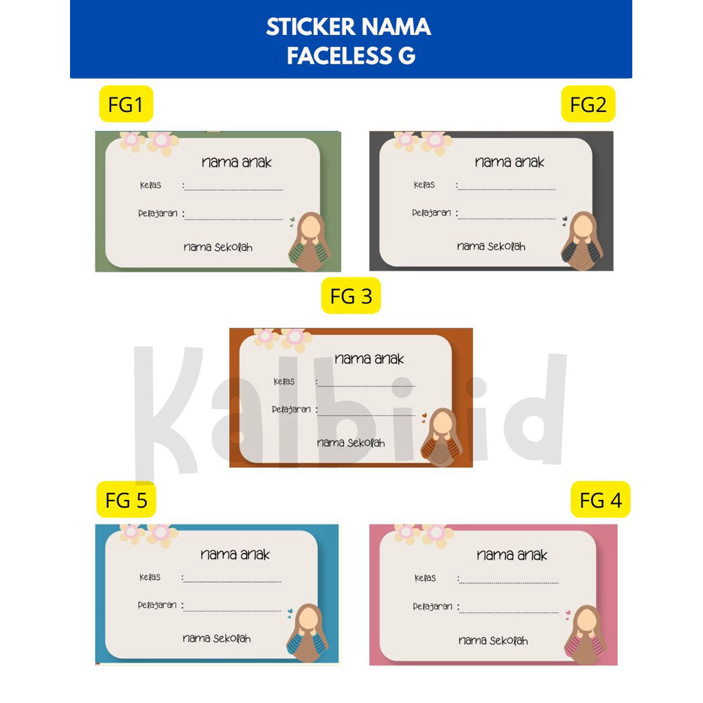 

Sticker Nama Faceless Girl