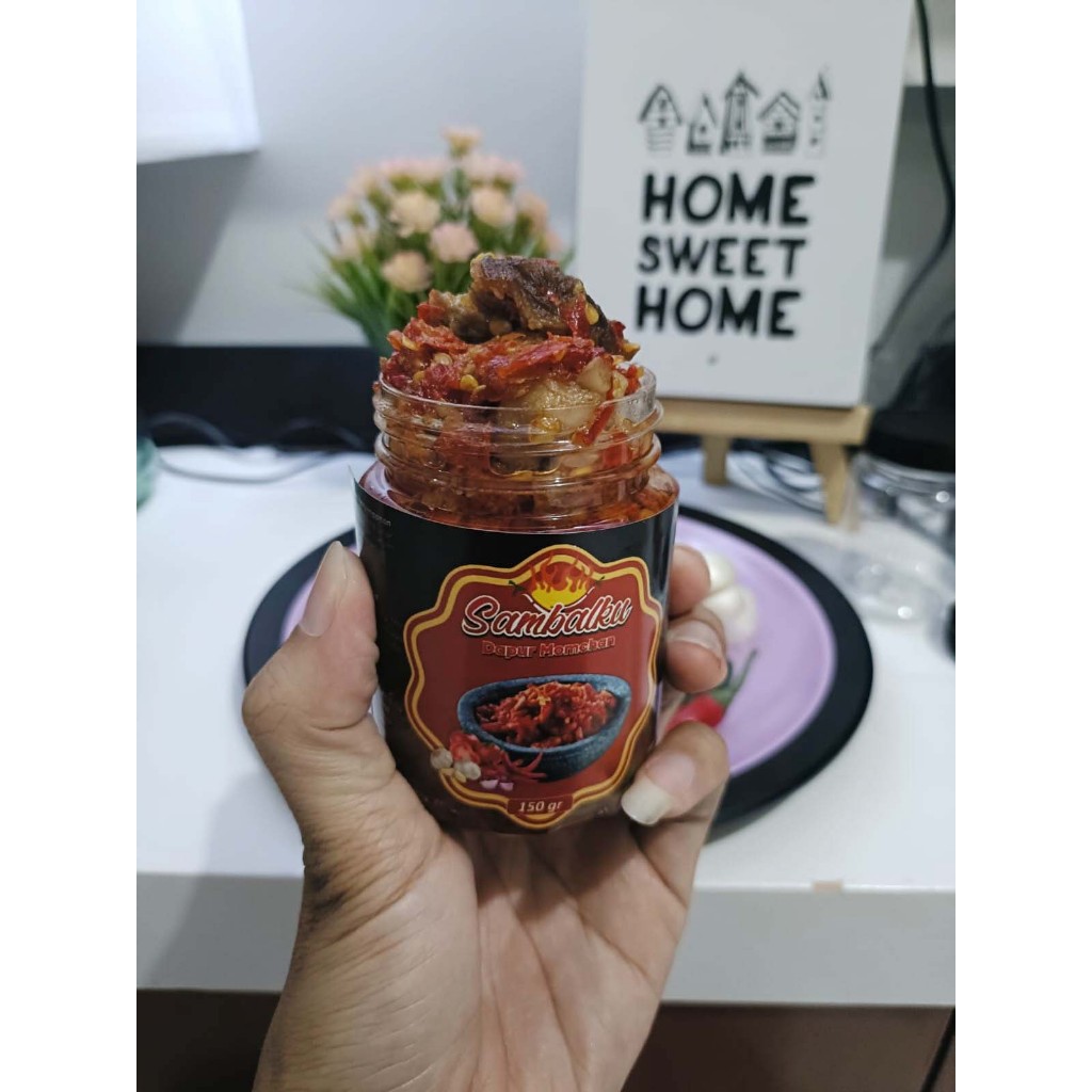 

Dapur Momchant - Sambal Balado Daging Cincang Sambal Siap Makan isi 200 gram