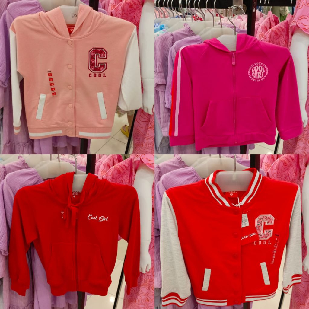NEW ARRIVAL jaket anak perempuan brand COOL GIRL asli / jaket anak branded matahari depstore
