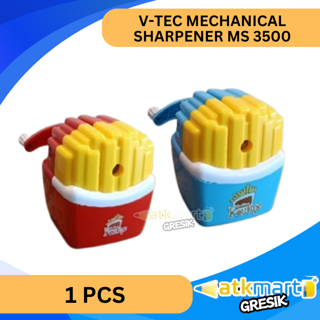 

V TEC MECHANICAL SHARPENER MS 3500 / RAUTAN PUTAR / RAUTAN MEJA KENTANG GORENG LUCU
