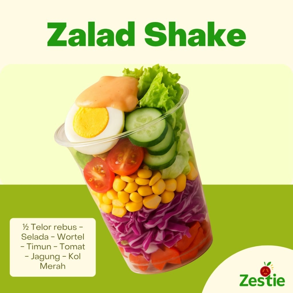 

ZALAD SHAKE 16OZ– SALAD SAYUR SHAKE CUP SEGAR WIJEN SANGRAI TELUR