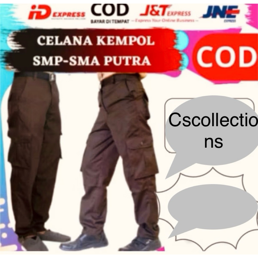 celana pramuka PDL / celana pra PDL / celana coklat PDL / celana pramuka saku 6 / celana pramuka / c