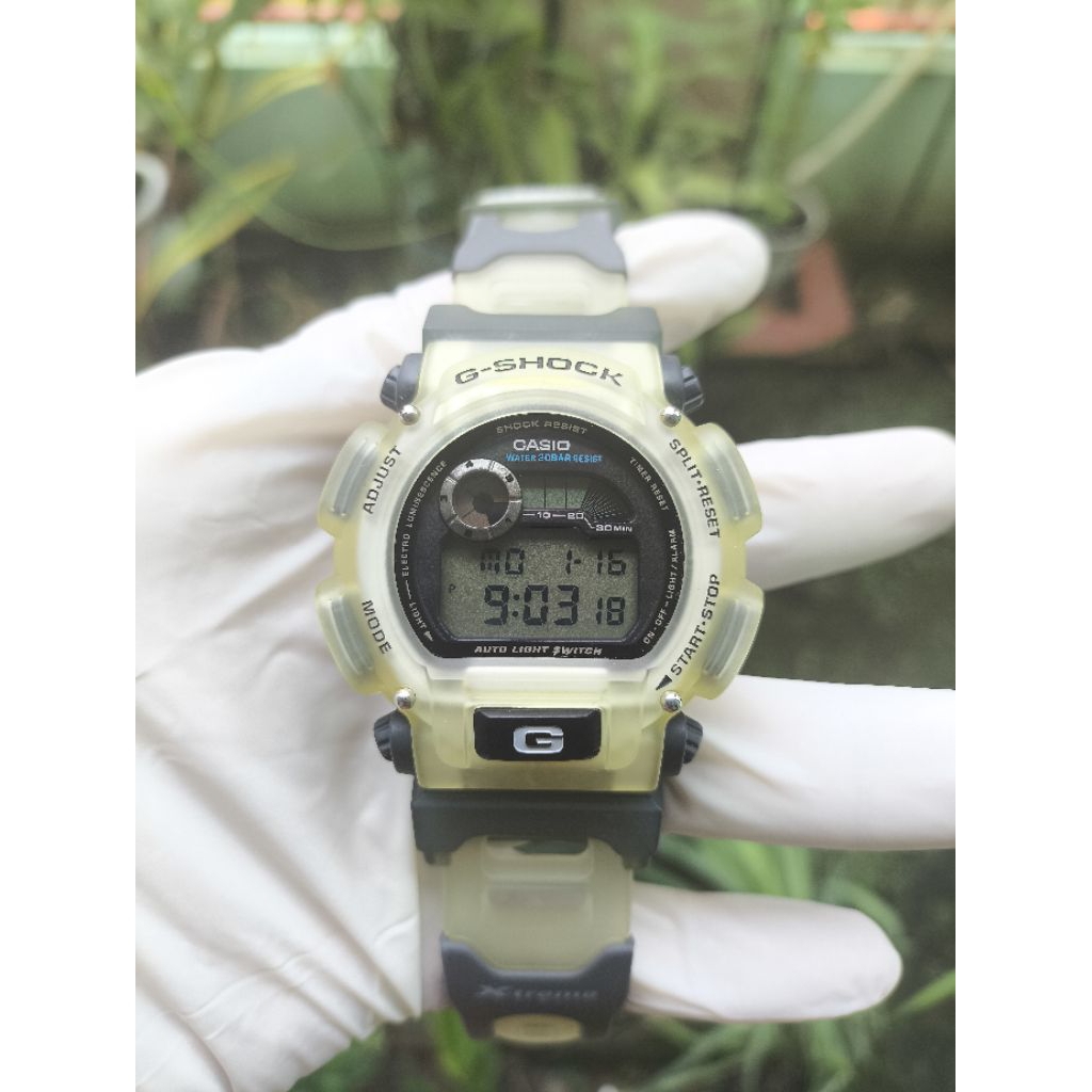 (Harga Net) Jam Tangan Casio G-Shock DW-9000 Xtreme Jelly All Original Like New Fungsi2 Normal Tingg
