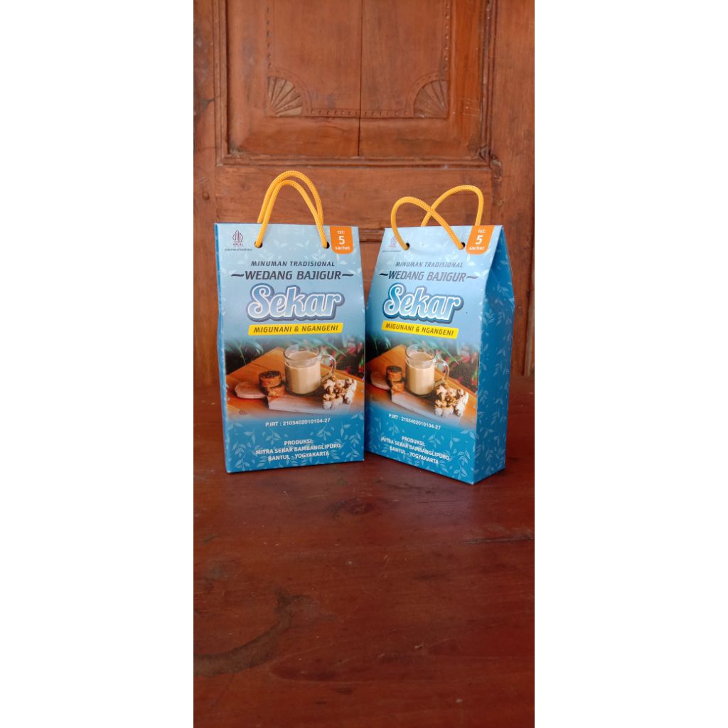 

WEDANG BAJIGUR/TINGGAL SEDUH/KEMASAN 5 SACHET