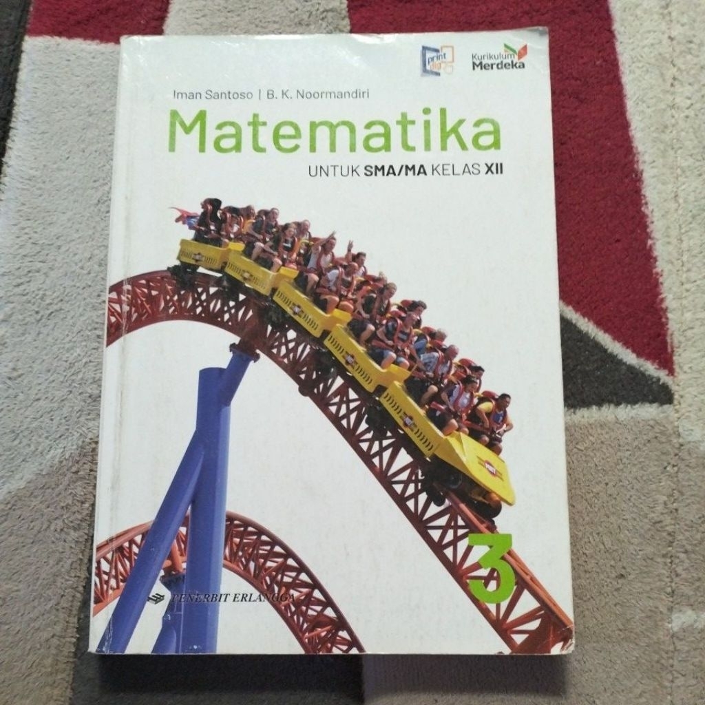 Buku Matematika SMA/MA Kelas 12/XII Erlangga* BEKAS* Original