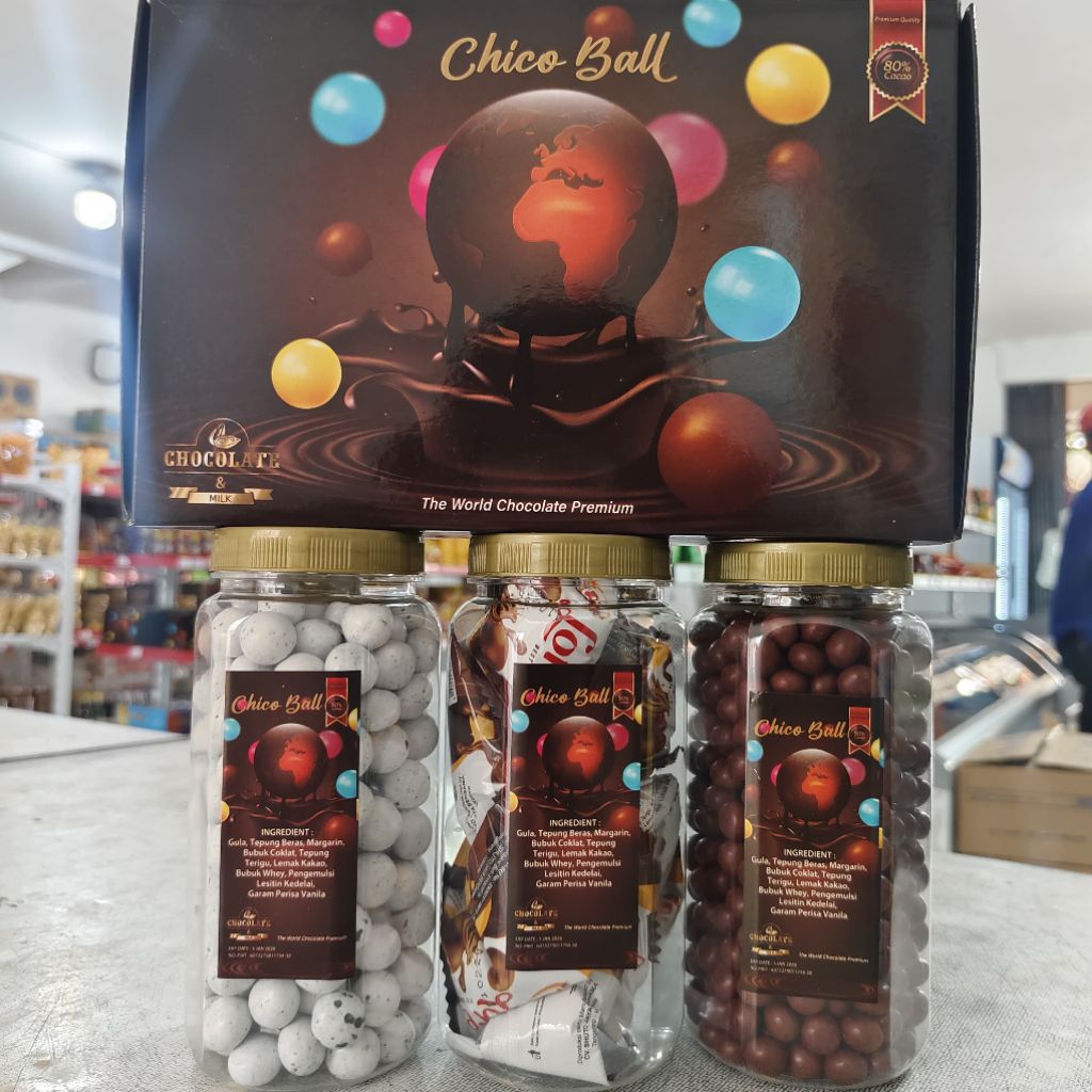 

Paket Chico Ball isi 3 toples mix