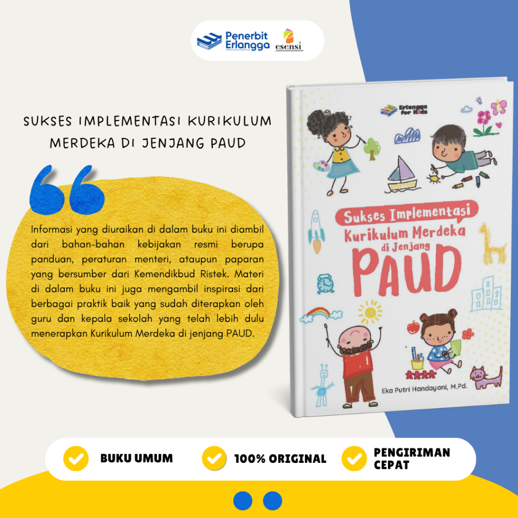 [Erlangga Official] Buku Referensi Umum: Sukses Implementasi Kurikulum Merdeka Di Jenjang Paud