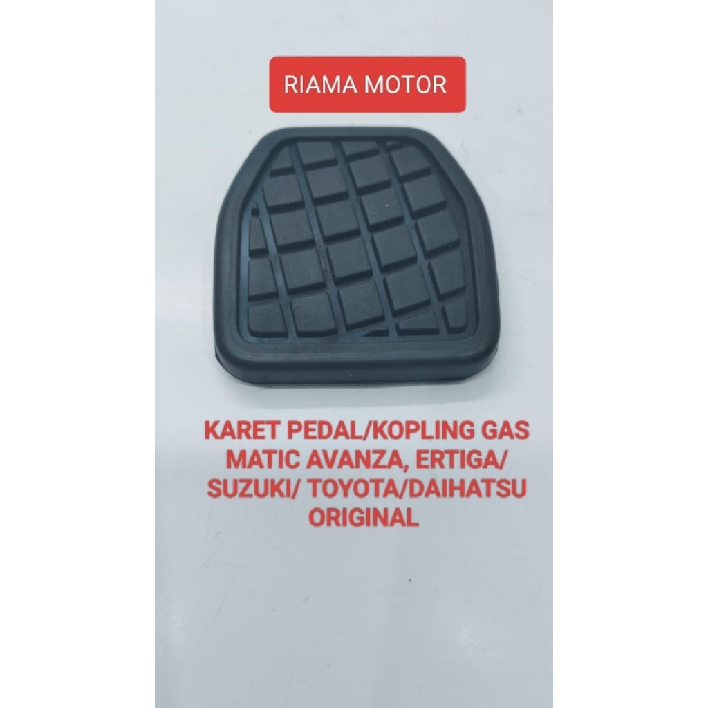 KARET PEDAL REM /KOPLING GAS MATIC MOBIL AVANZA /ERTIGA /TOYOTA /SUZUKI /DAIHATSU ORIGINAL