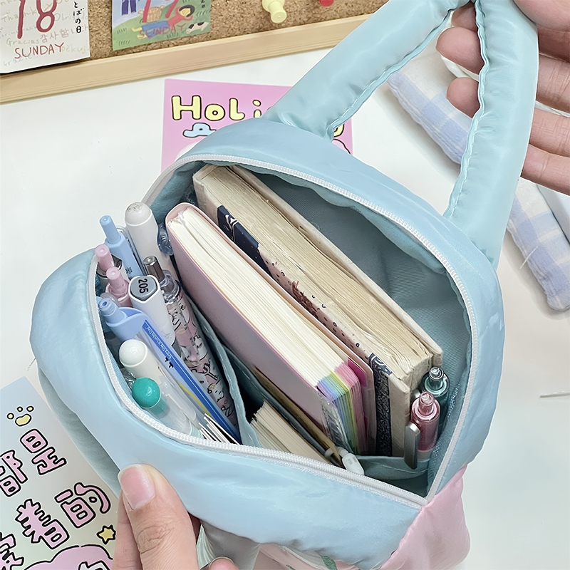 

rtc Pinkbubbly.READY Tempat Pensil Bentuk Rumah Aesthetic / Kotak Pensil Korean StyleKotak pensil
